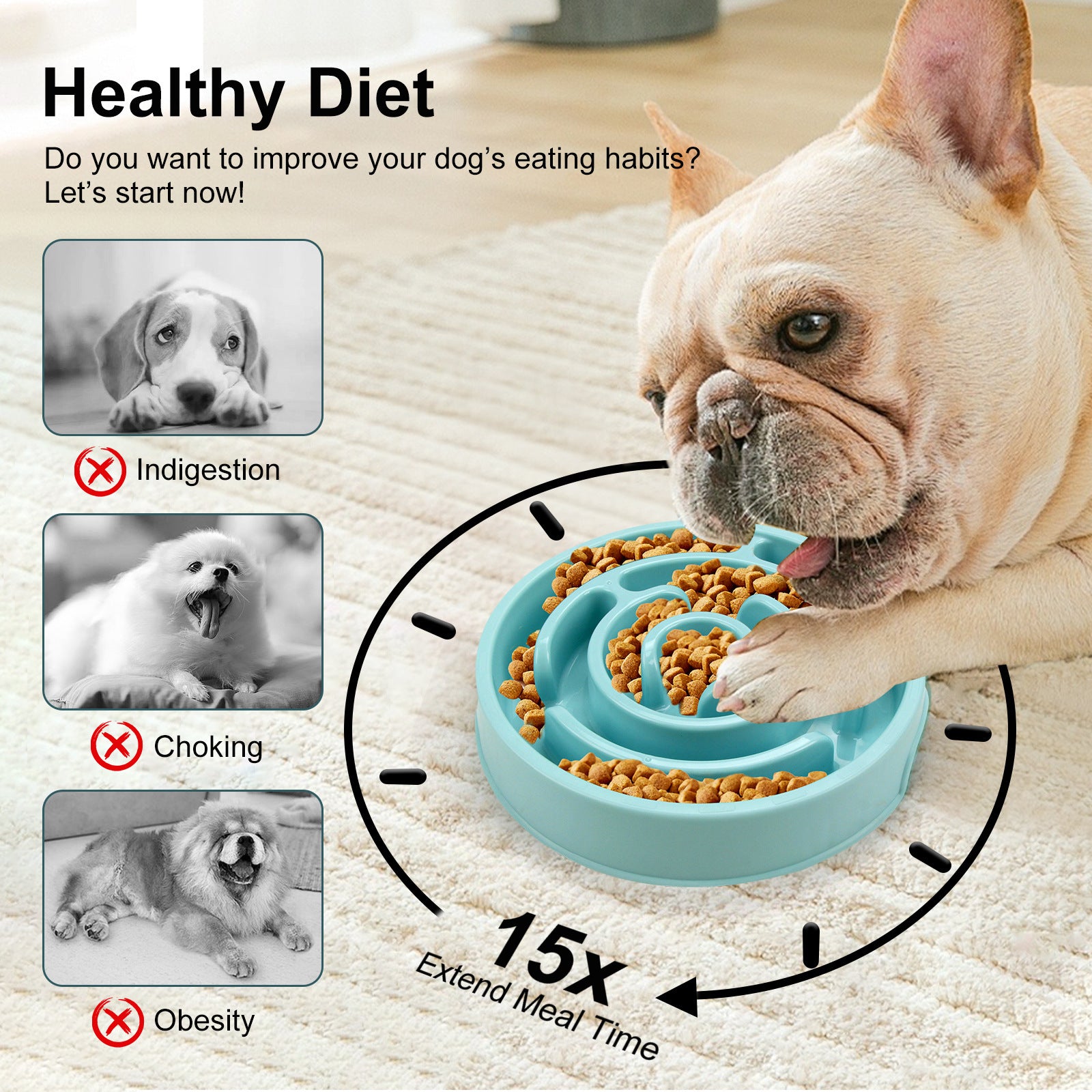 The Smart Bowl to Help Your Dog Eat Slower